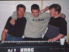 Woody,Kieth Morrison and Aly White 2001